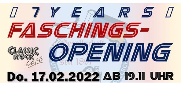 Faschingsopening im Classic Rock Cafe