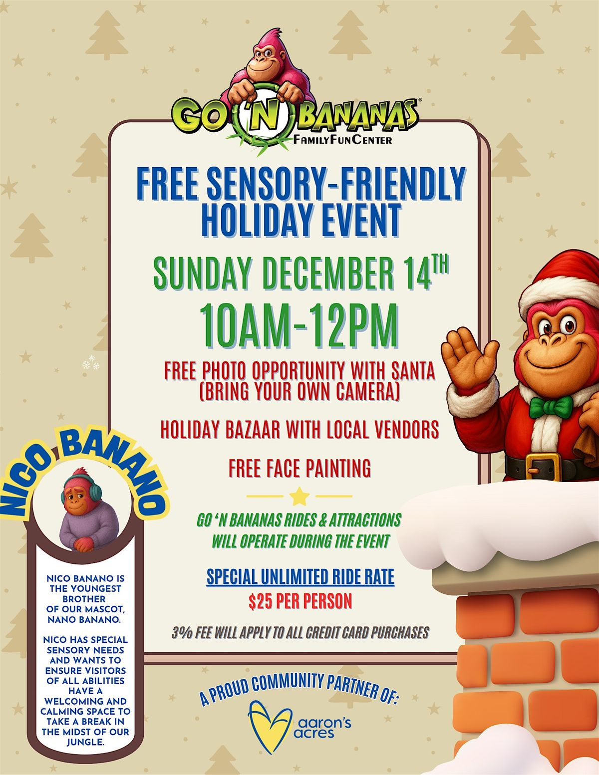 FREE SENSORY-FRIENDLY HOLIDAY EVENT