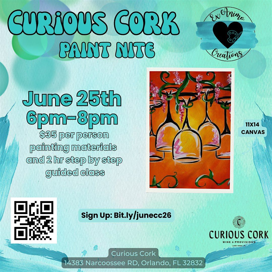 June Curious Cork Paint Nite
