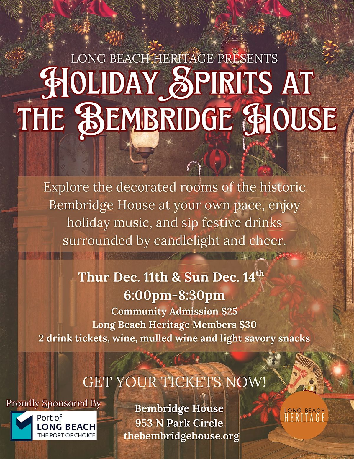 Holiday Spirits at the Bembridge House