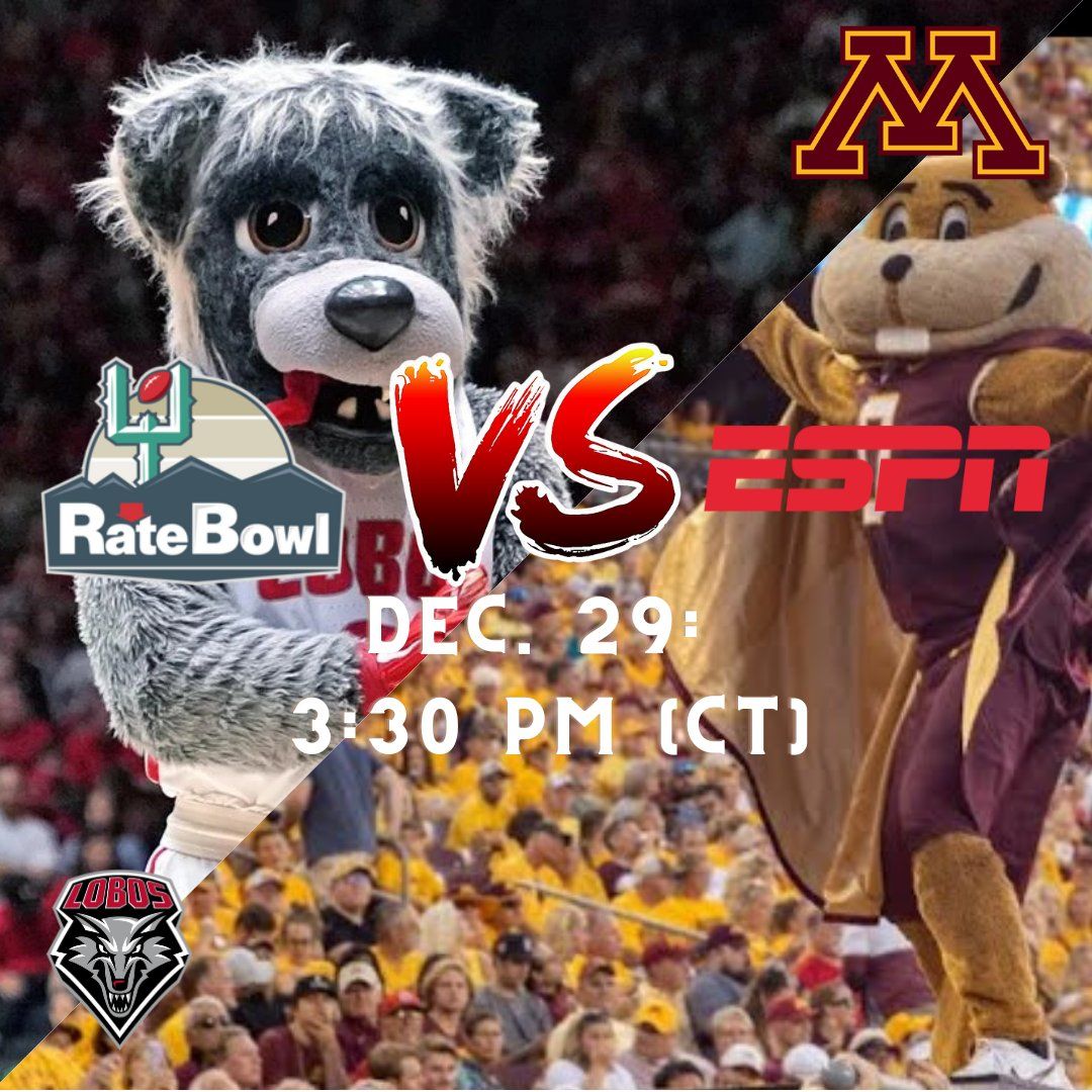 The Rate Bowl - Minnesota vs New Mexico at Chase Field