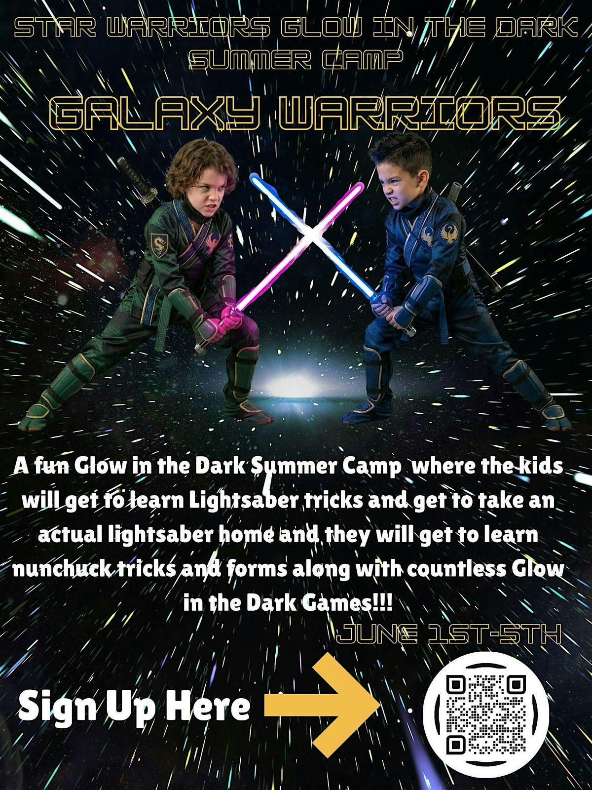 Star Warriors Glow in the Dark Summer Camp
