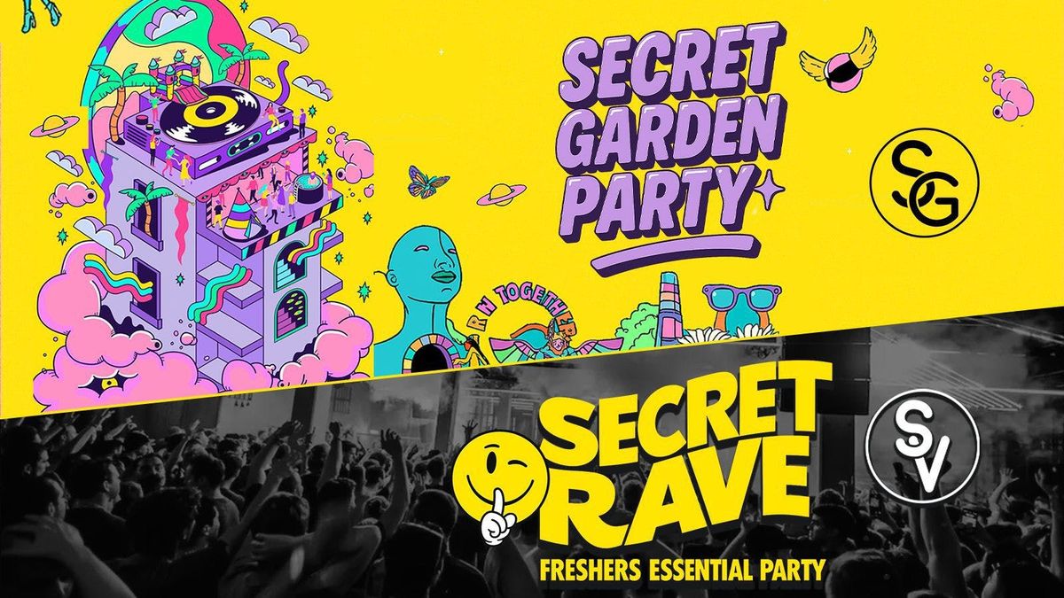DAY 3 - NOTTINGHAM WELCOME WEEK \ud83d\udc7d\ud83c\udfa1 FRESHERS SECRET GARDEN PARTY & SECRET RAVE!