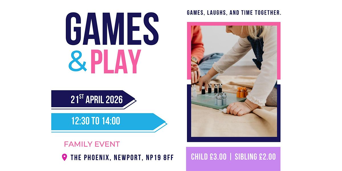 Games and Play at The Phoenix HQ
