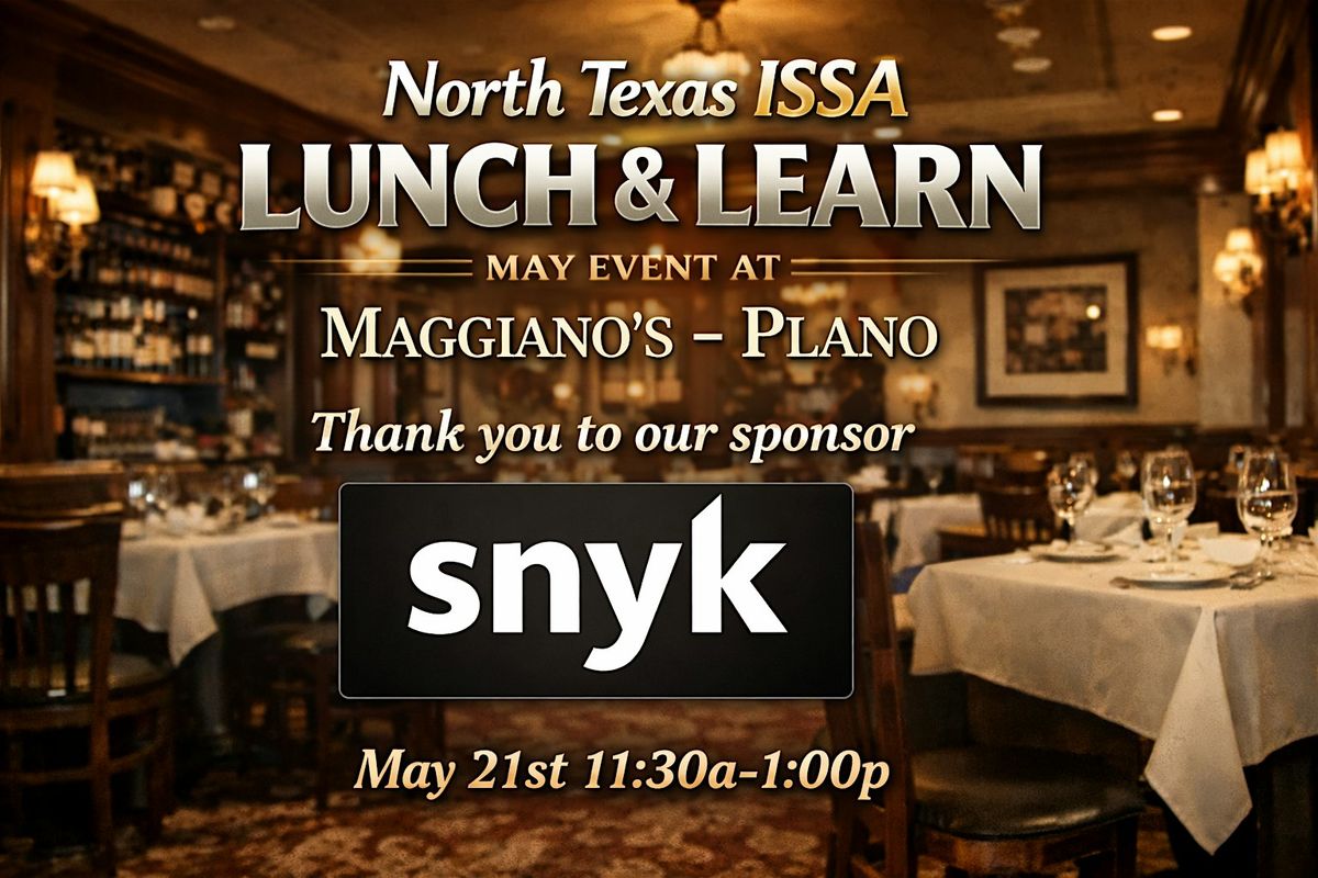 Lunch and Learn @ Maggiano's Little Italy - May 21, 2026