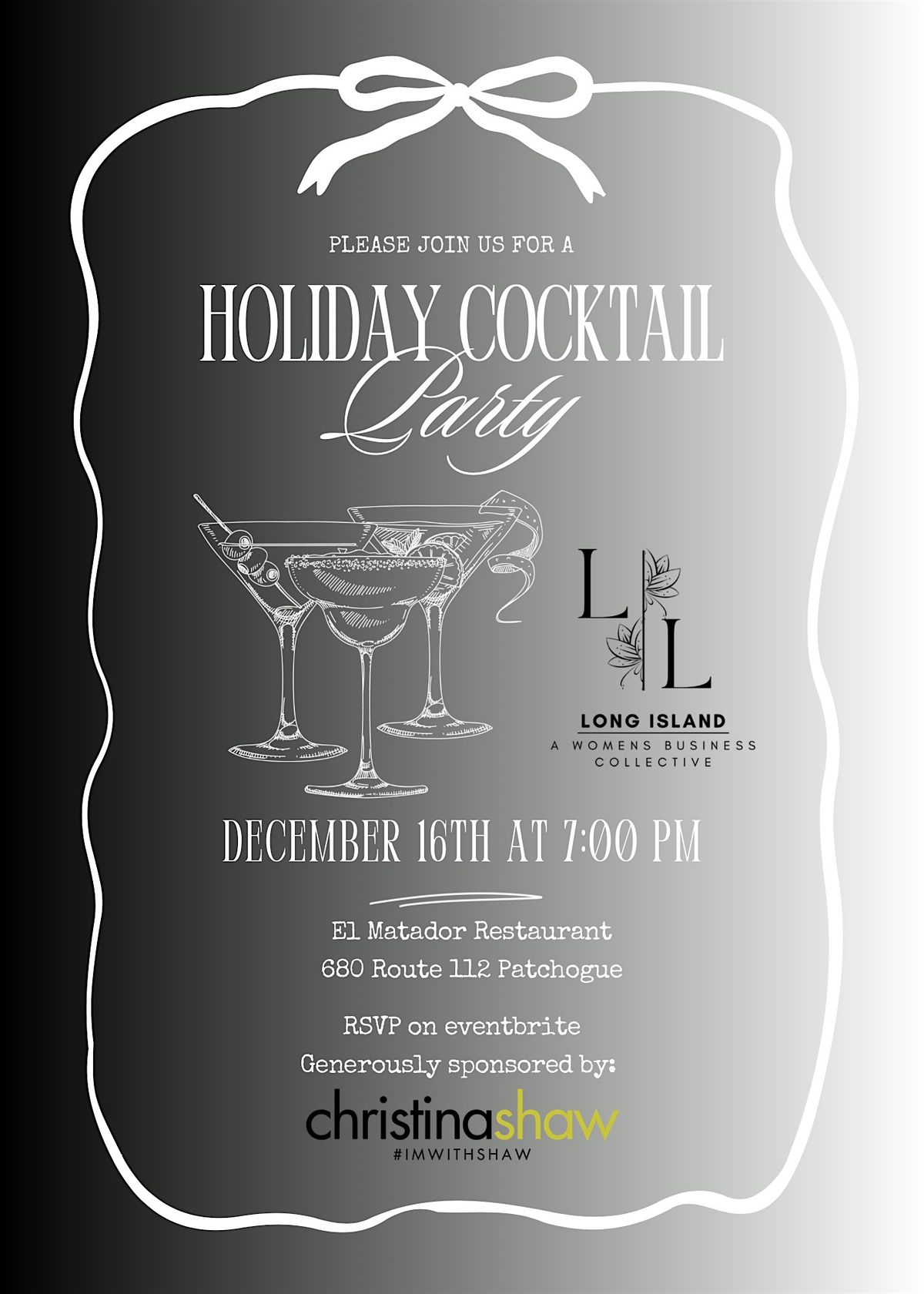 Leverage and Lead: Holiday Cocktail Party