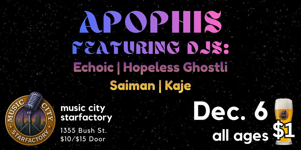 Apophis - Live at Music City Starfactory | Darkwave\/EBM\/Industrial