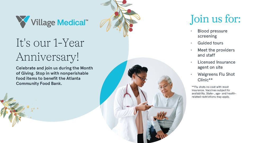 Village Medical at Walgreens Dallas Anniversary Event and Month of