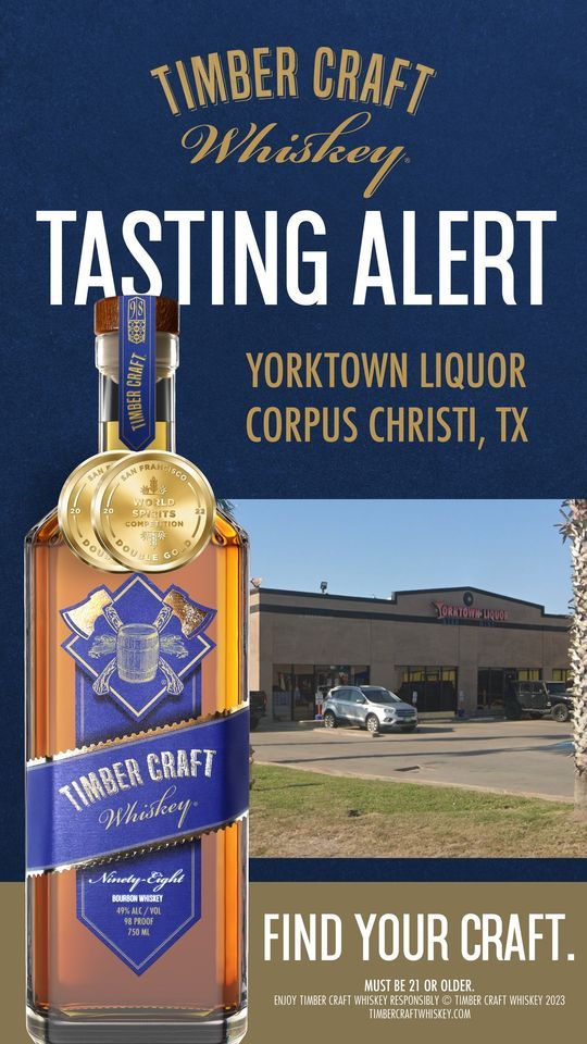 TASTING- YORKTOWN LIQUOR- CORPUS CHRISTI, TX