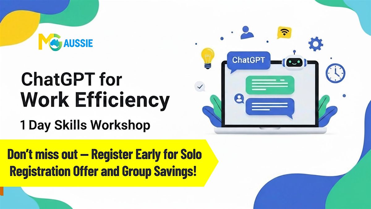 ChatGPT for Work Efficiency \u2013 1 Day Skills Workshop in Calgary