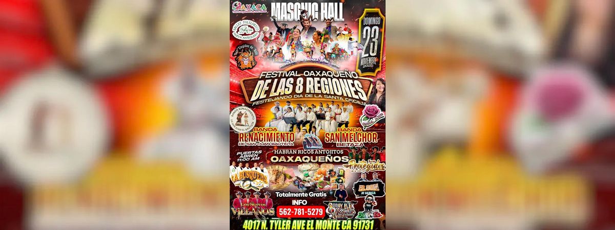 FESTIVAL OAXAQUE\u00d1O DE LAS 8 REGIONES 