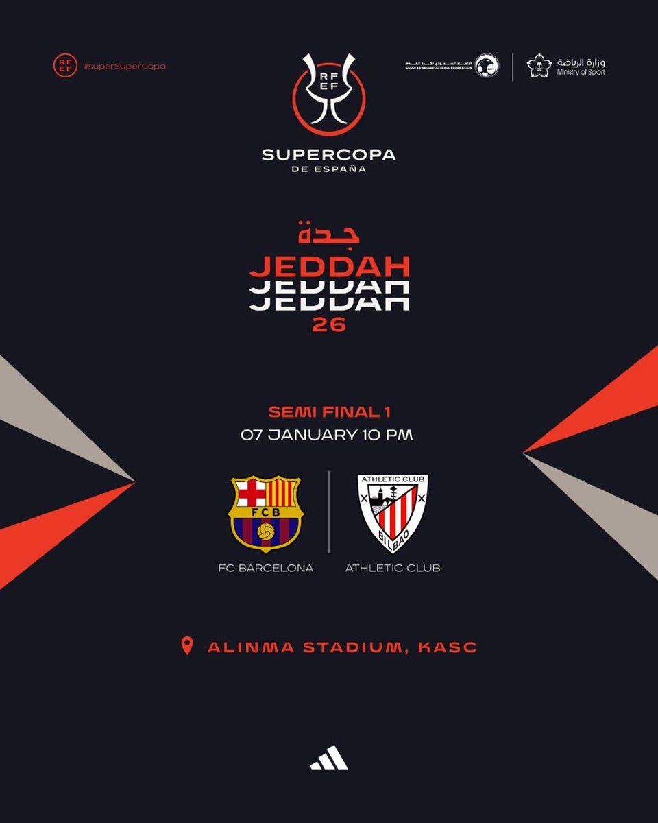 FC Barcelona vs Athletic Club - Spanish Super Cup 2026 Tickets