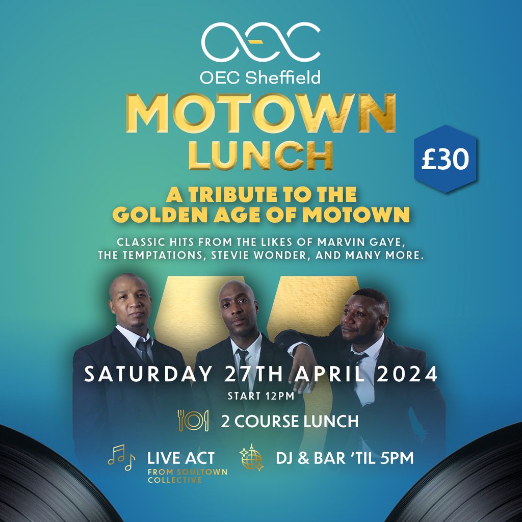 Motown Afternoon Tickets The OEC, Sheffield, EN April 27, 2024