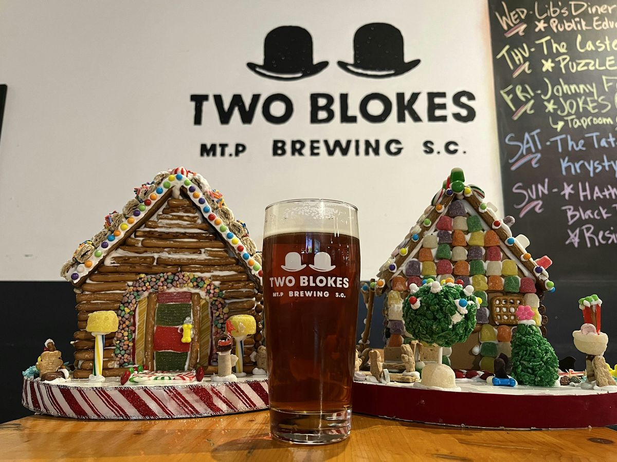 Building Brew Sip n Build Gingerbread House Workshop! at Two Blokes Brewing, Mount ...