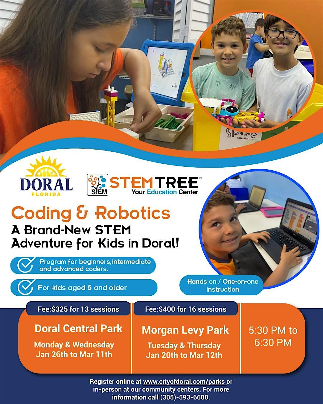 Morgan Coder Coding & Robotics Classes at Morgan Levy Park at 5300 NW 102nd Ave ...