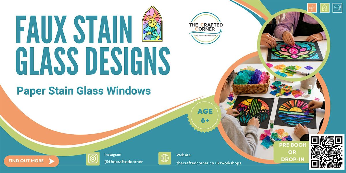 Faux Stain Glass Designs