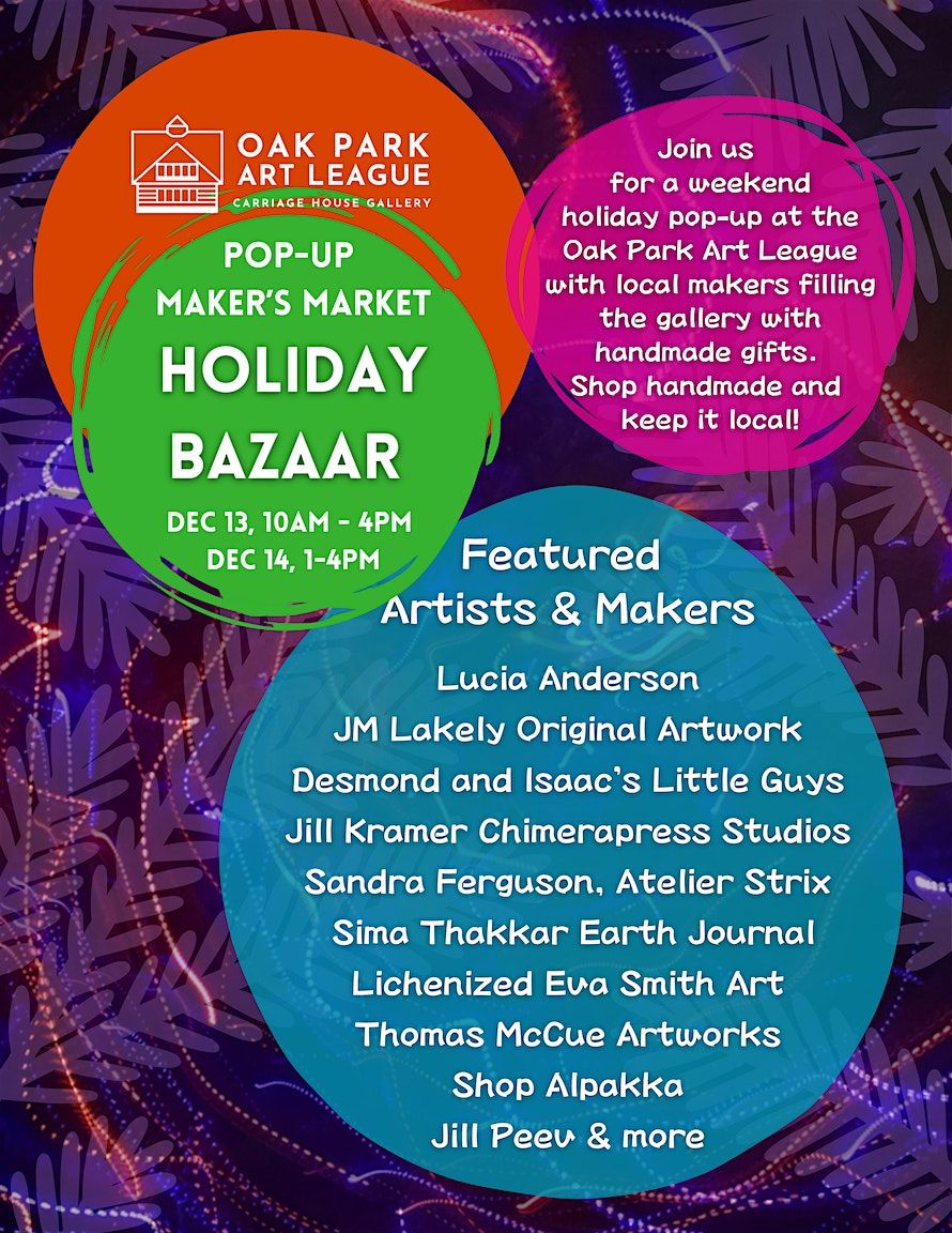 HOLIDAY BAZAAR Maker's Market Pop-up