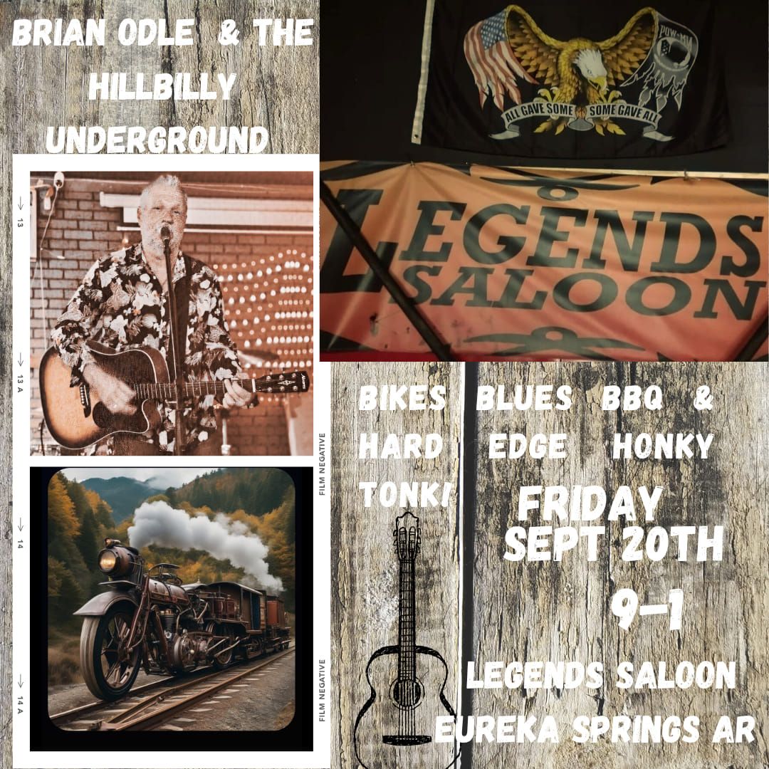 Brian Odle live at Legends for Bikes Blues BBQ T&A Legends Saloon