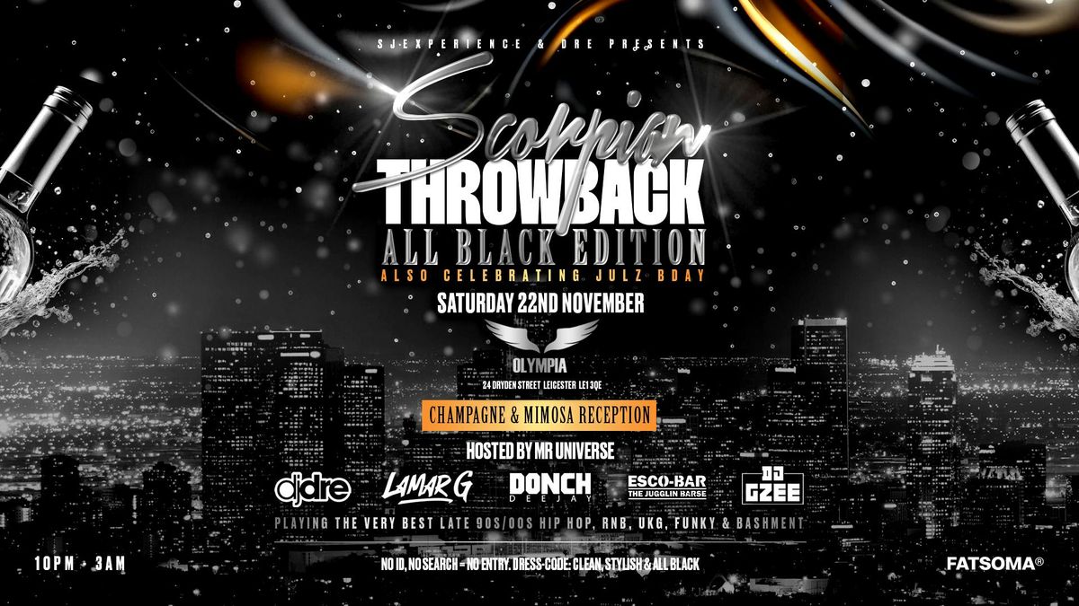 Scorpion Throwback ALL BLACK