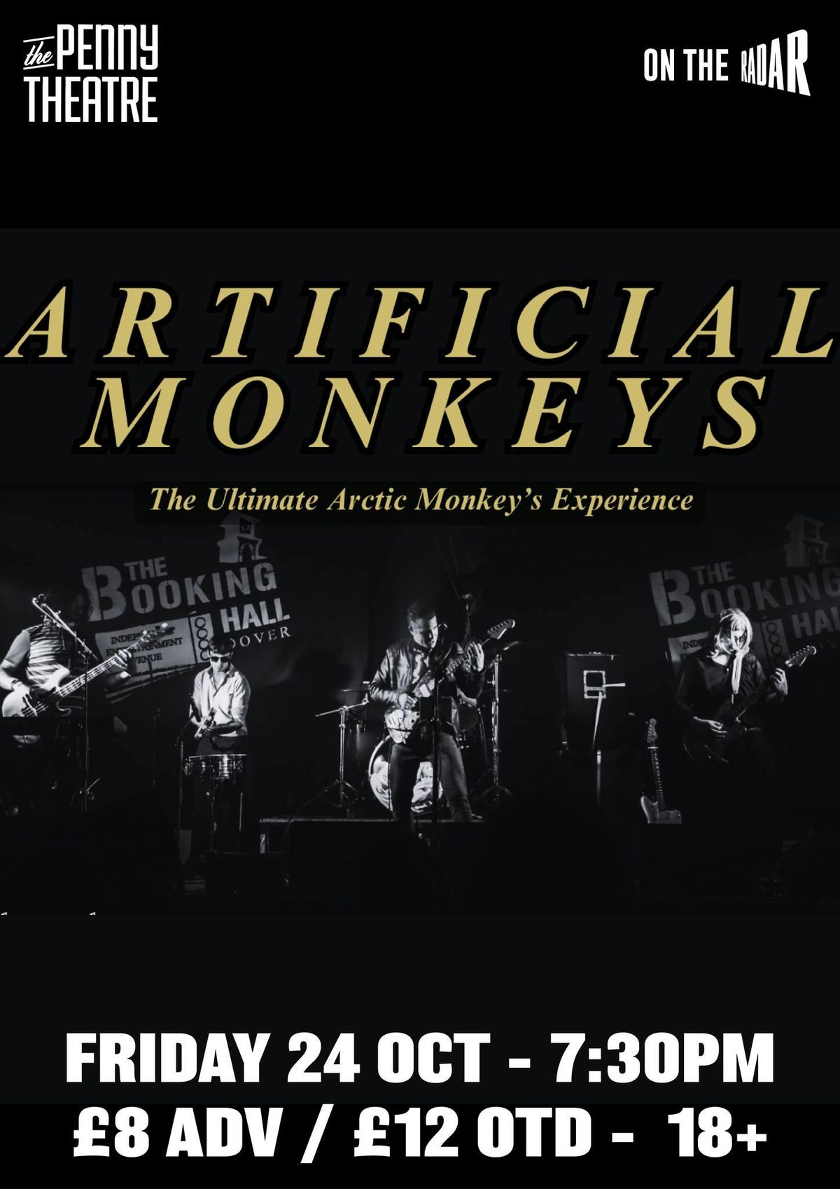 Artificial Monkeys Arctic Monkeys Tribute Live at The Penny Theatre