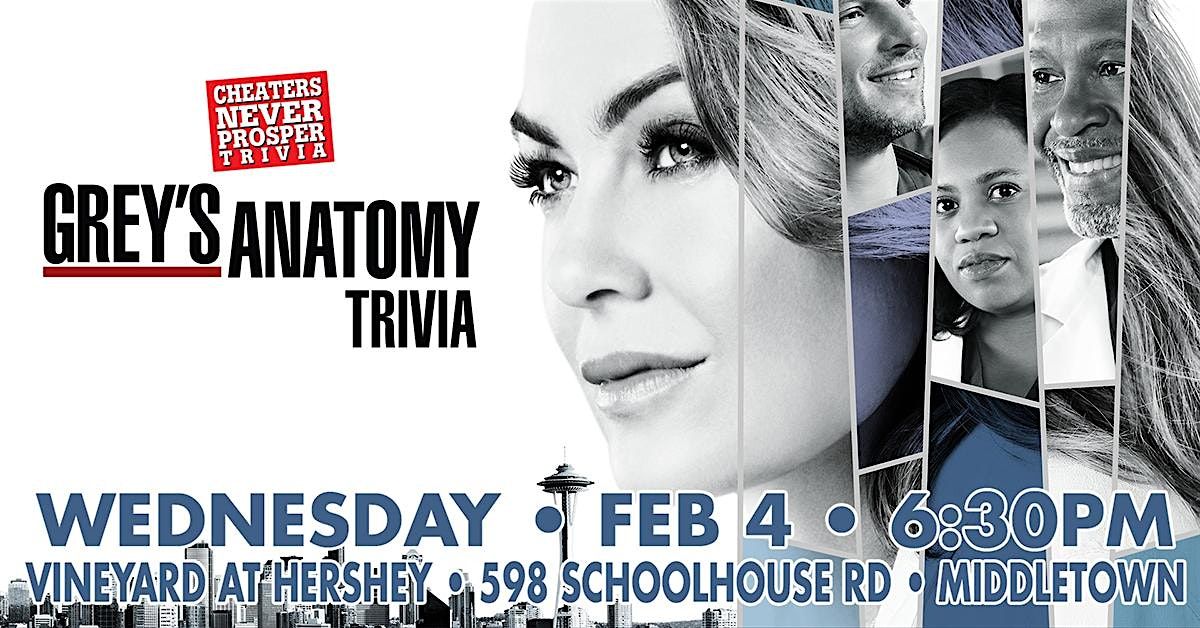 Grey's Anatomy trivia at The Vineyard at Hershey