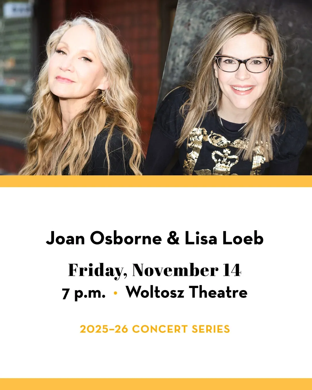 Lisa Loeb and Joan Osborne at Allied Solutions Center for the Performing Arts - Payne and Mencias Palladium