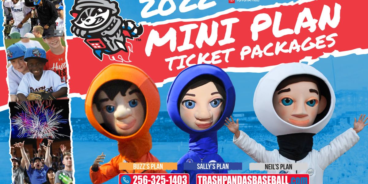 Rocket City Trash Pandas at Pensacola Blue Wahoos at Blue Wahoos Stadium