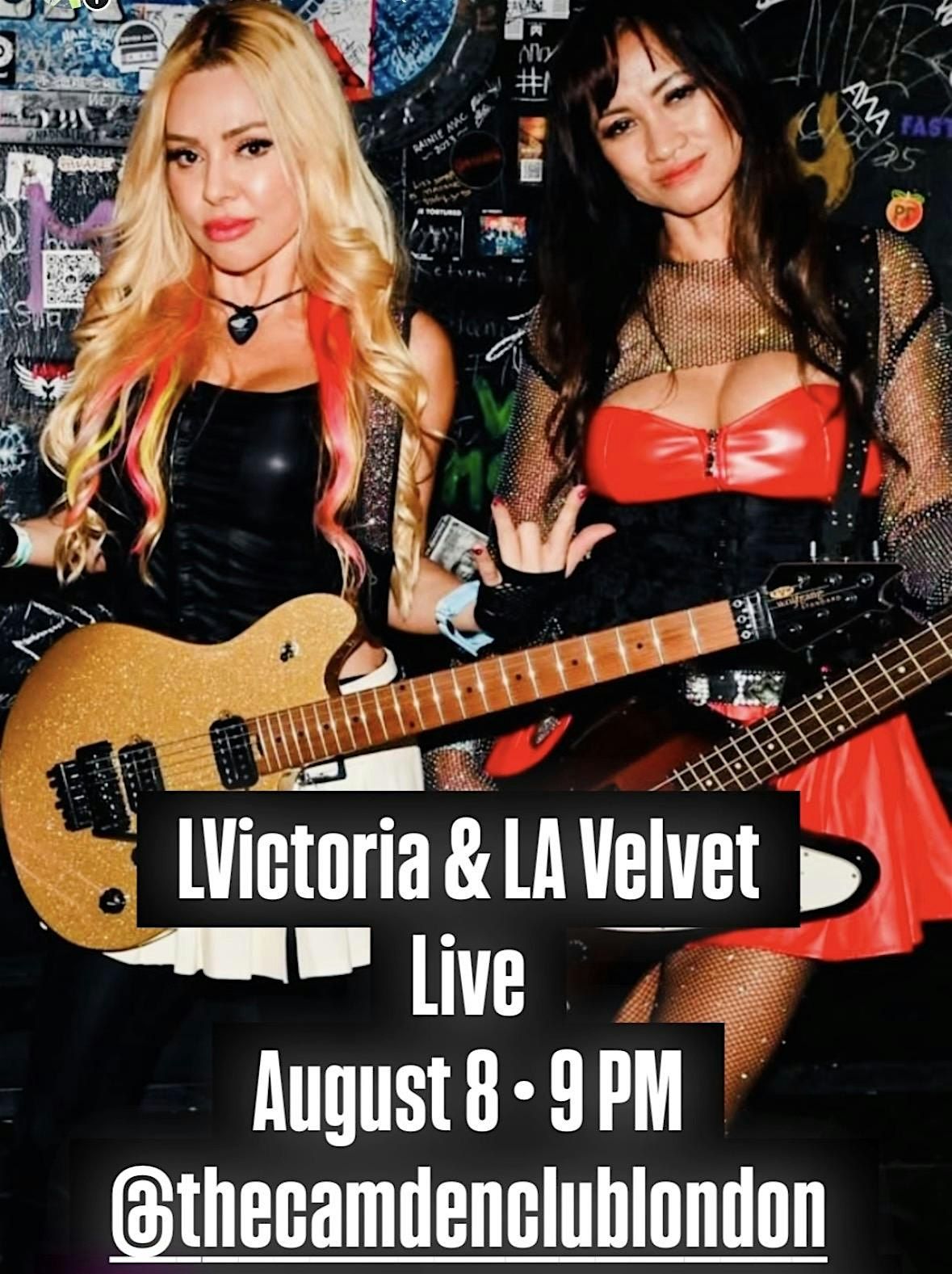 LVictoria & LA Velvet LIVE at the CAMDEN CLUB LONDON!