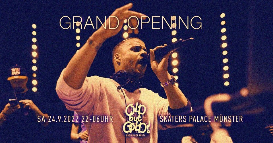 Old but Gold \u00dc30 Hip Hop Party - Grand Opening w\/ Denyo @ Skaters Palace - 24.09.