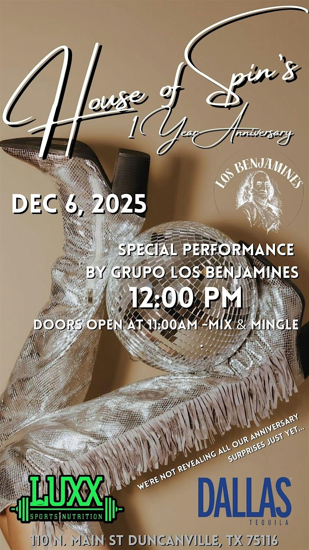 House of Spin 1 Year Anniversary