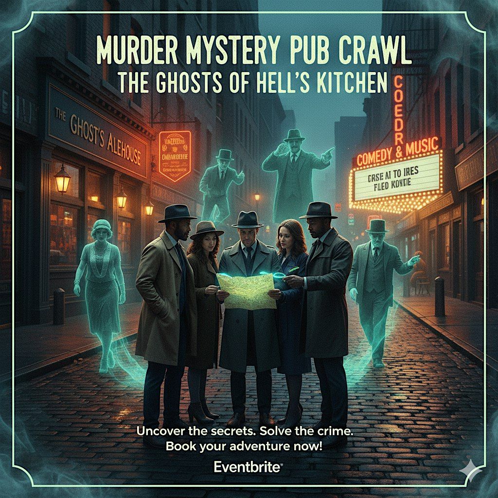 Haunted M**der Mystery Pub Crawl, Hell\u2019s Kitchen Edition NYC