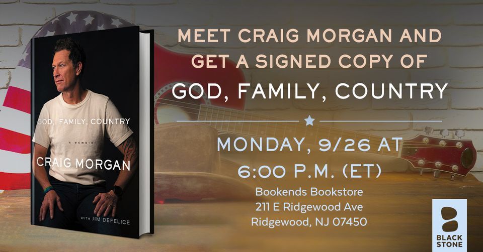 INPERSON EVENT/SIGNING Craig celebrates the launch of GOD
