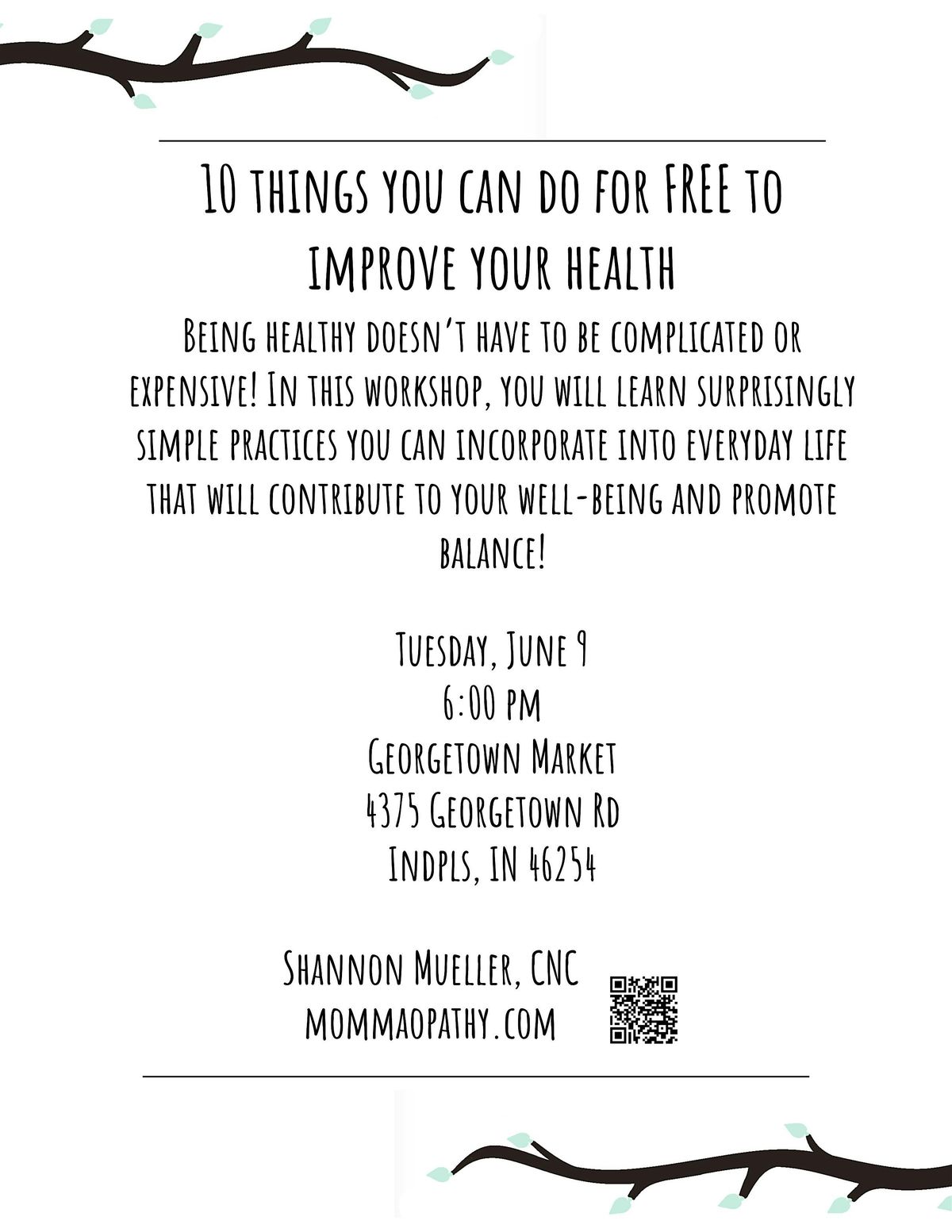 10 Things You Can Do for FREE to Improve your Health