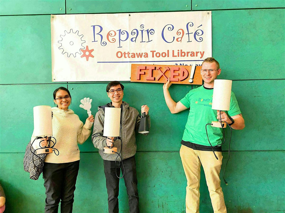 July Repair Caf\u00e9 at Richelieu-Vanier Community Centre