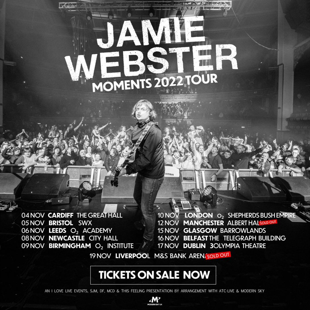 Jamie Webster Liverpool Tickets