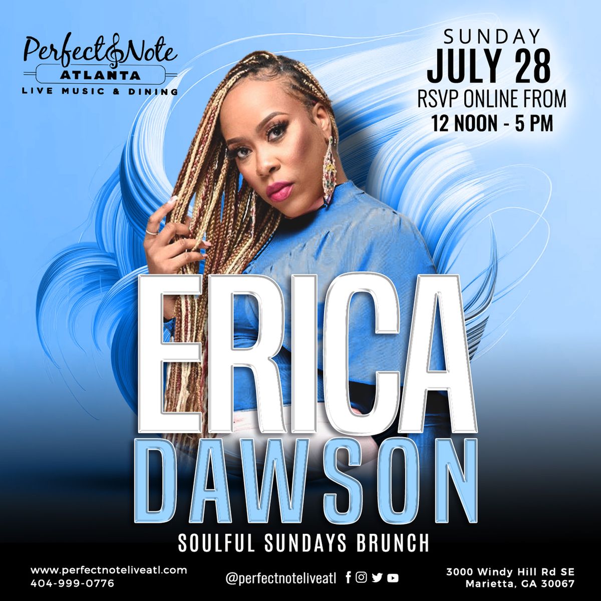 Soulful Sunday Brunch with Live Music by Singer Erica Dawson | 3000 ...