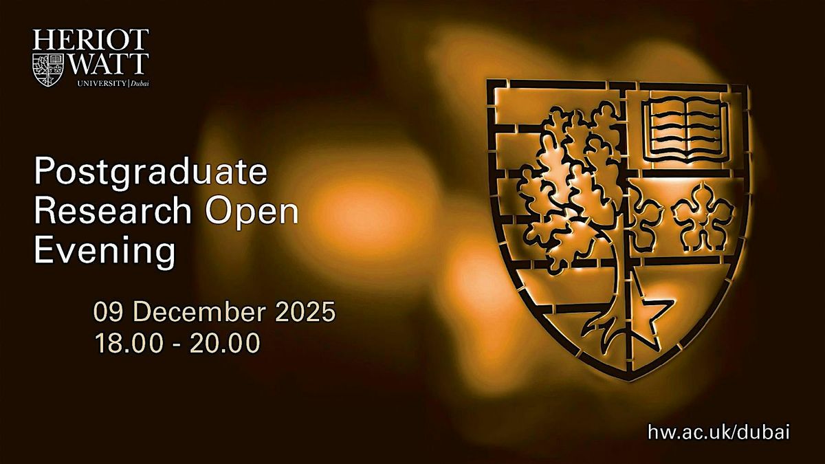 Postgraduate Research Open Evening