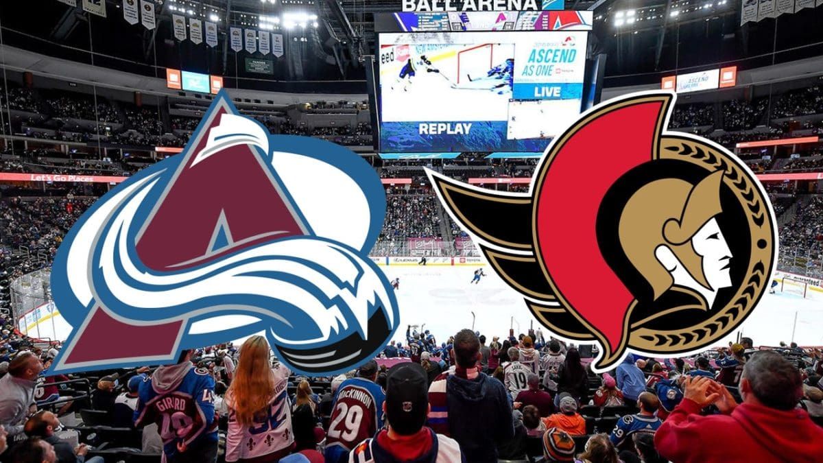 Ottawa Senators at Colorado Avalanche at Ball Arena