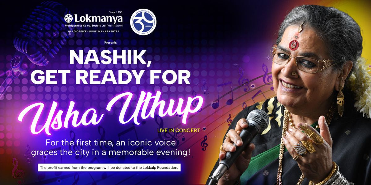 Usha Uthup Live in Concert in Nashik