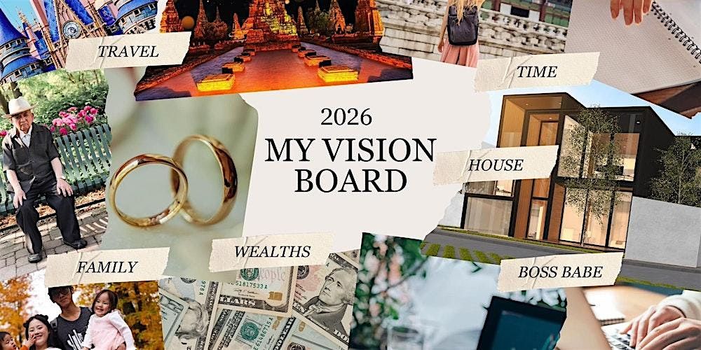 Vision Board 2026 - A Powerful Afternoon of Clarity, Purpose & Intention