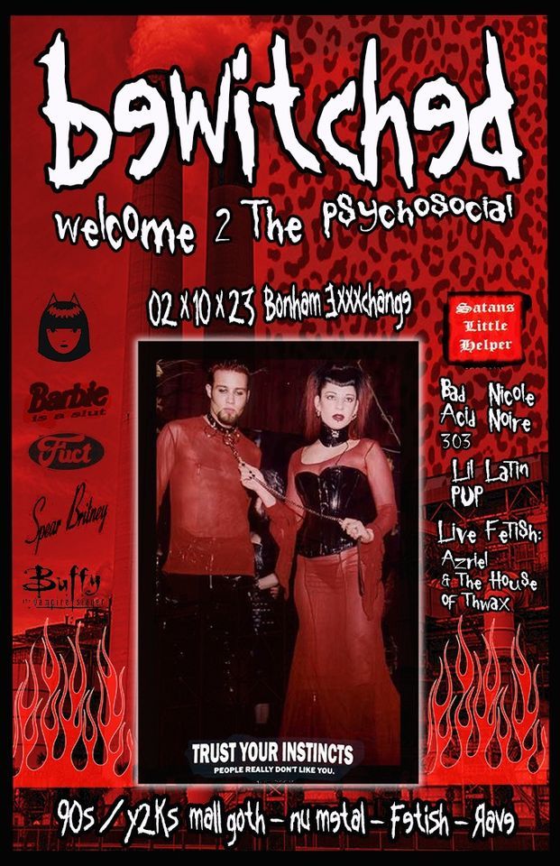 San Antonio Raves Bewitched San Antonio - Welcome 2 The Psychosocial - 90s & Y2ks - Mall ...