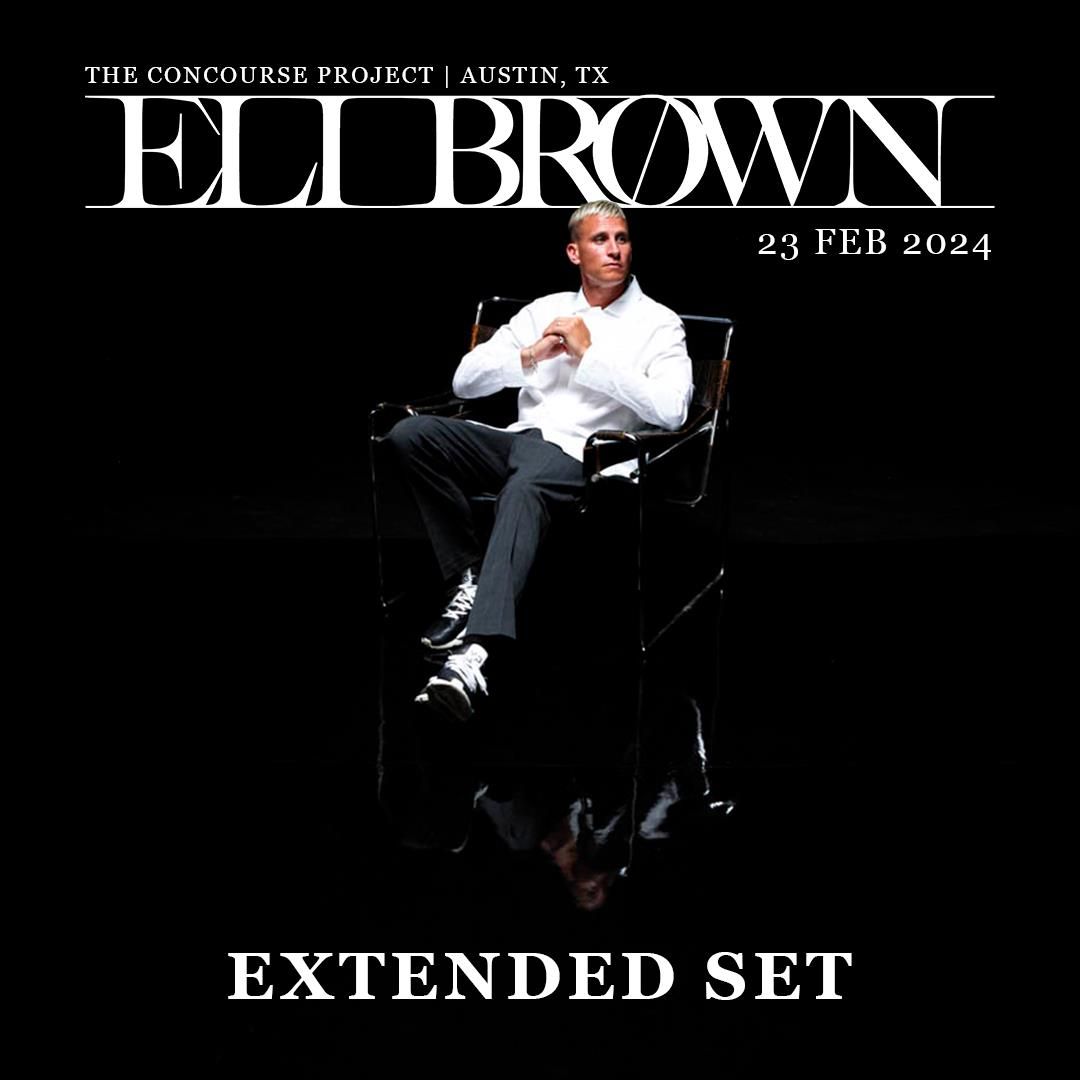 Eli Brown at Palace of Fine Arts