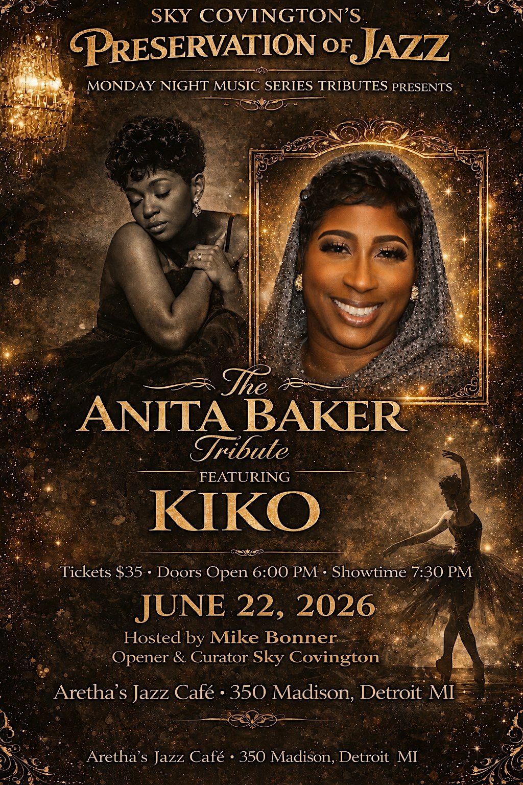 Back by Popular Demand! The Anita Baker Tribute ft. Kiko
