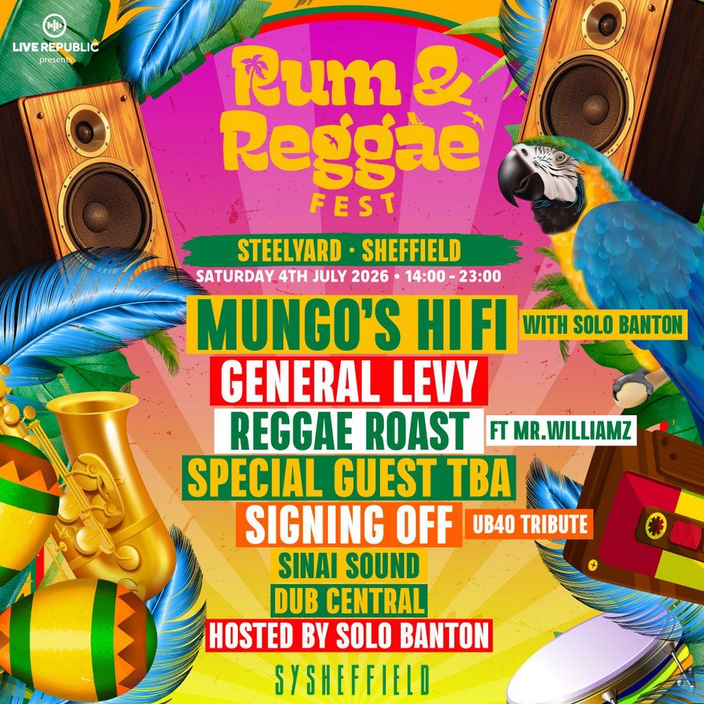 Rum & Reggae 2026 | SteelYard, Sheffield