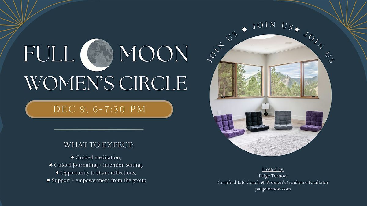 Boulder Full Moon Women's Circle \u2728