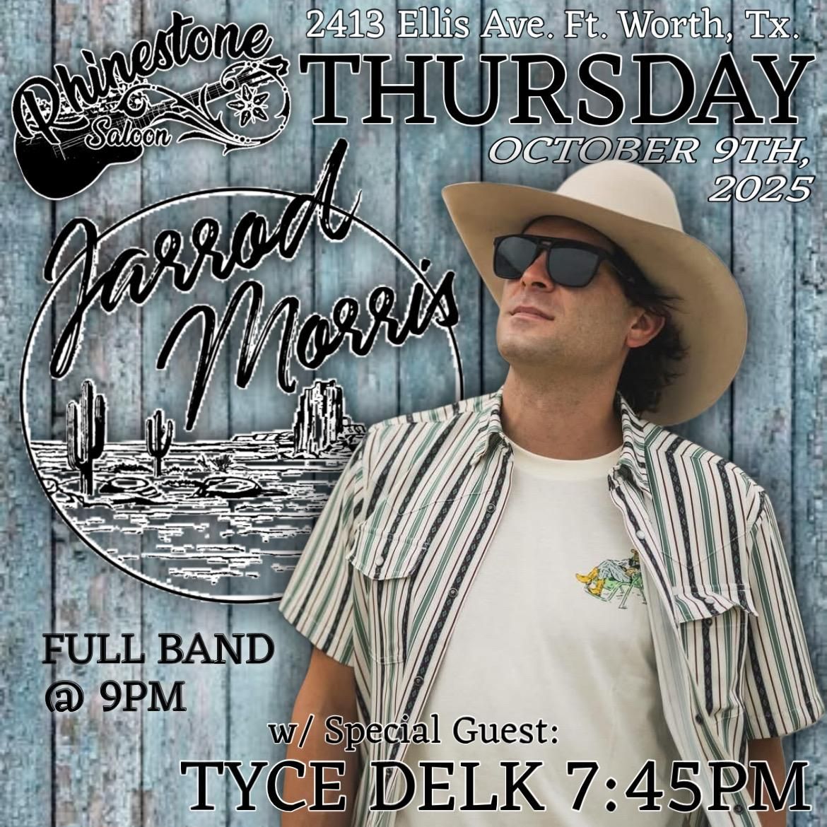 Jarrod Morris returns to Rhinestone Saloon in Fort Worth