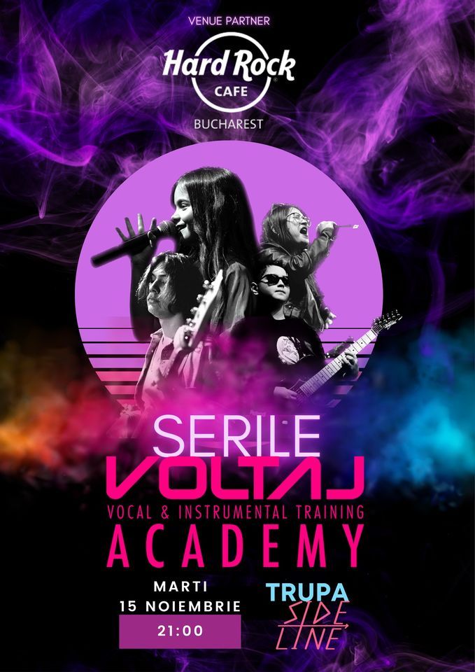 Serile Voltaj Academy I Concert SIDELINE pe 15 noiembrie, intrare liber\u0103