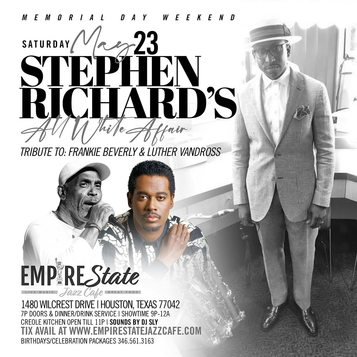 5\/23 - All White Affair Tribute to Frankie Beverly & Luther Vandross
