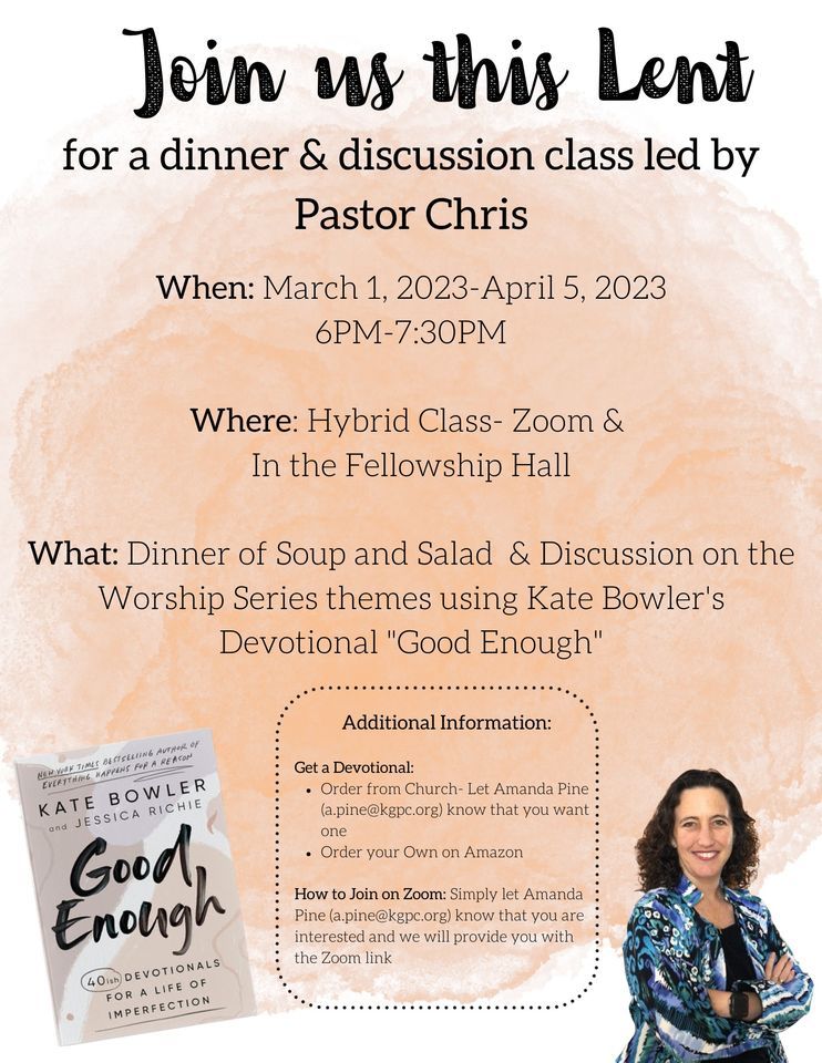 Wednesday Evening Lent Class