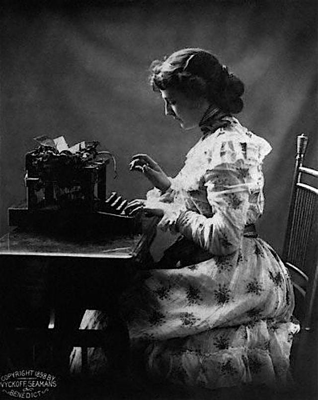 Write Together at the Typewriter Table